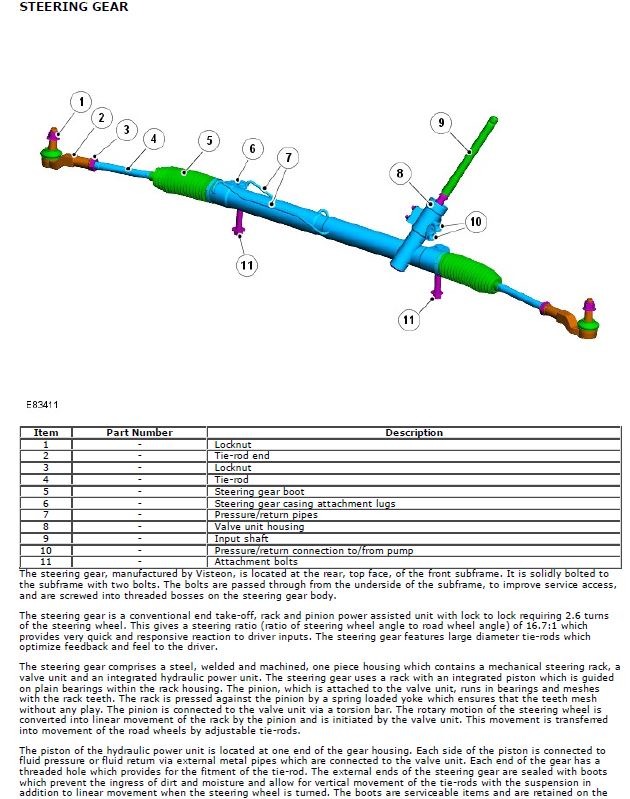 Freel2.com - View topic - steering rack remove/replace